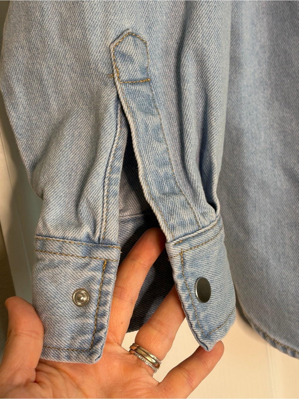 Universal Thread Fair Trade Denim Shacket - Picture 7 of 8